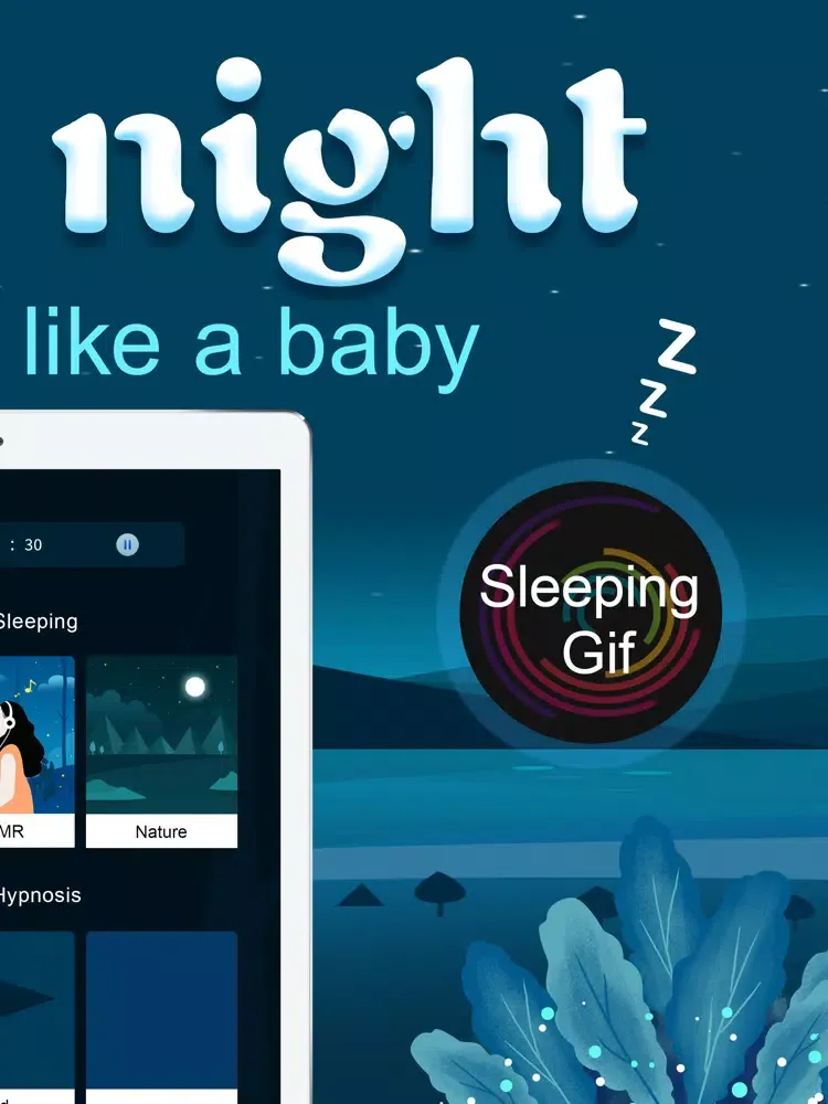 Hypnosis: help sleep fast iPad  スクリーンショット