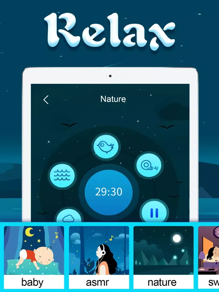 Hypnosis: help sleep fast iPad  スクリーンショット