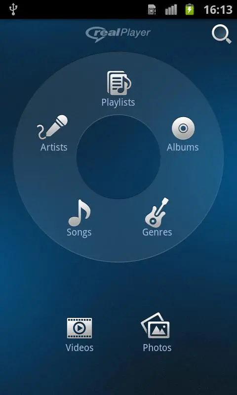 RealPlayer سکرین شاٹس