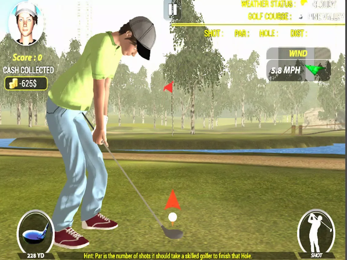 Golf Simulator 3d iPad  Ekran Görüntüleri