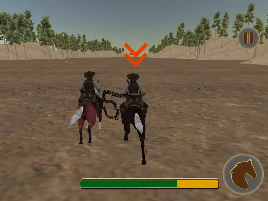 Real Chained Horse Race iPad  سکرین شاٹس
