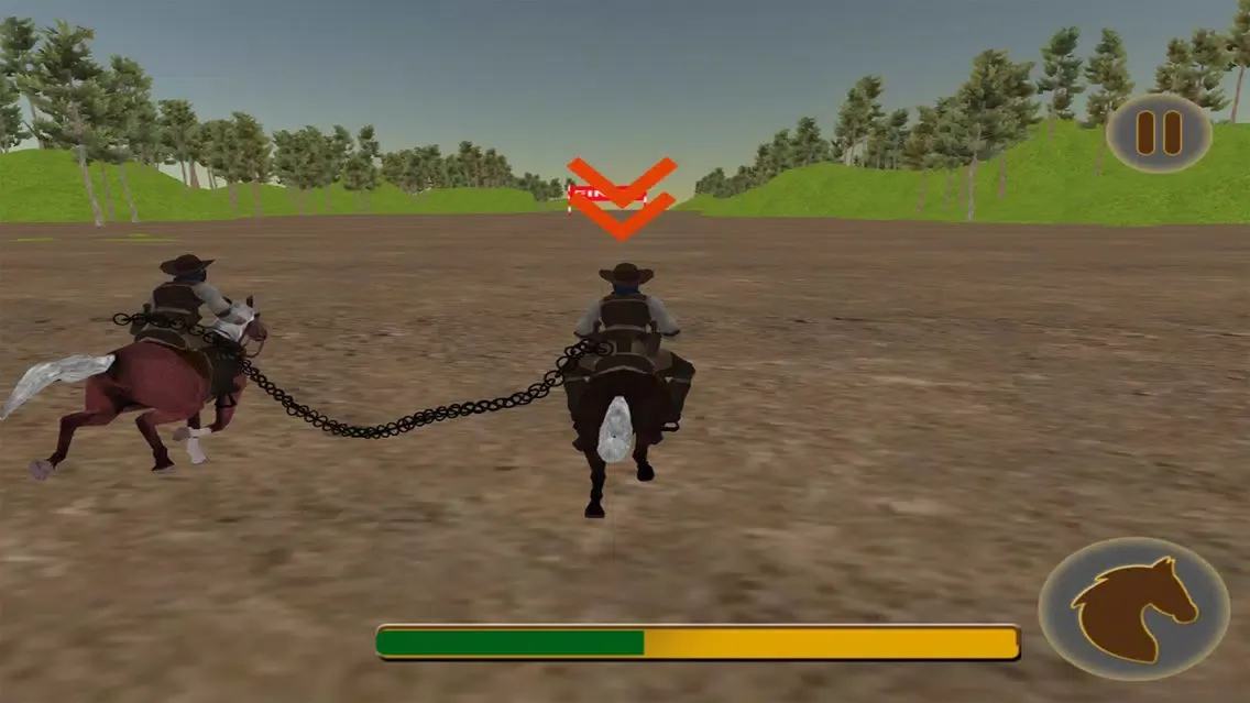 Real Chained Horse Race سکرین شاٹس