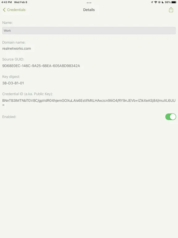 SAFR Key iPad  স্ক্রিনশট