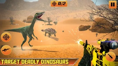 Tangkapan layar Deadly Dinosaur Hunting Game