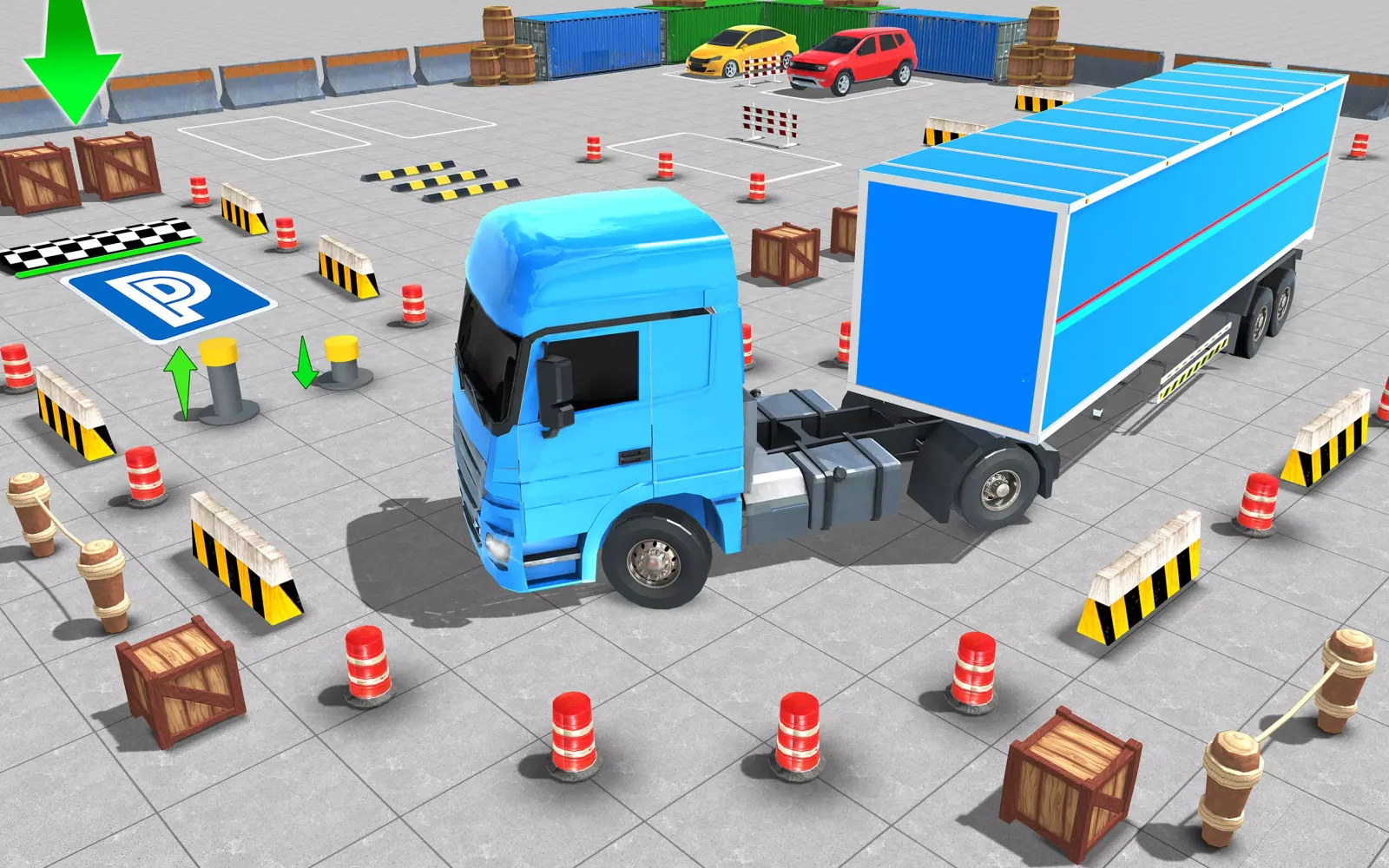 Capturas de pantalla de Real Euro Truck Parking Games