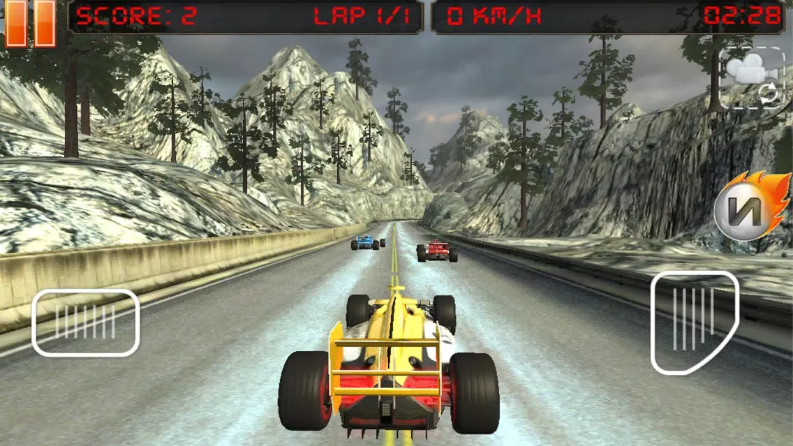 Snow Hill Auto Racing Car Game Ekran Görüntüleri