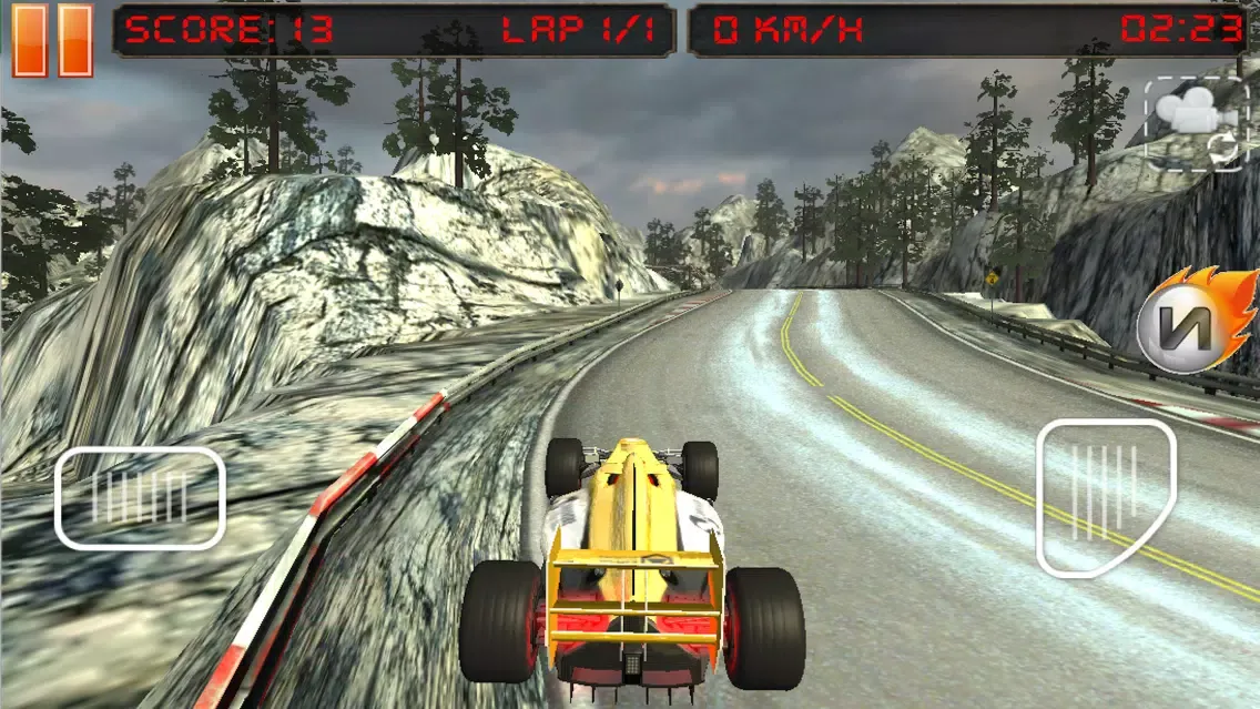 Snow Hill Auto Racing Car Game Ekran Görüntüleri