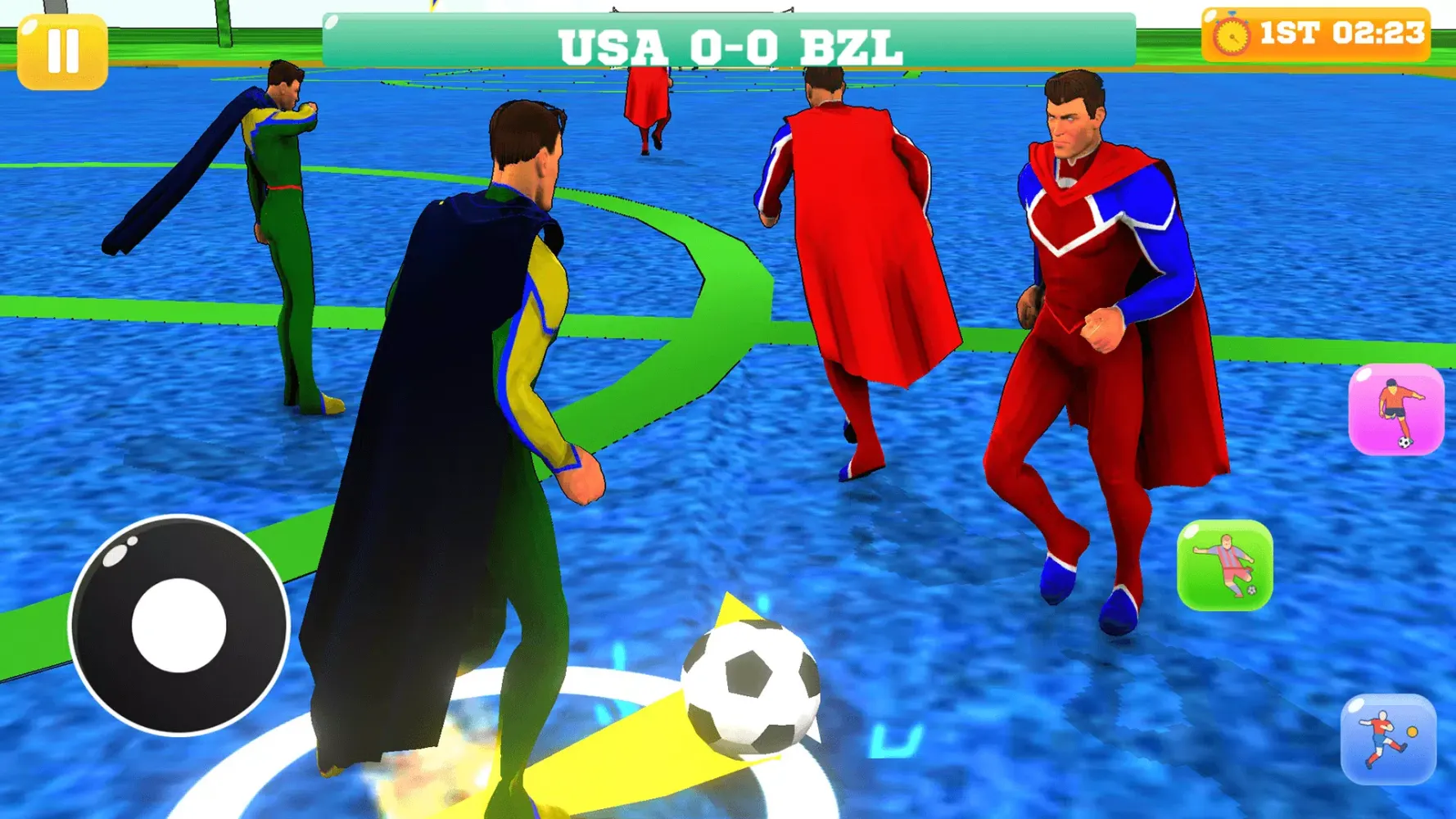 Football Superhero Soccer Game Screenshots