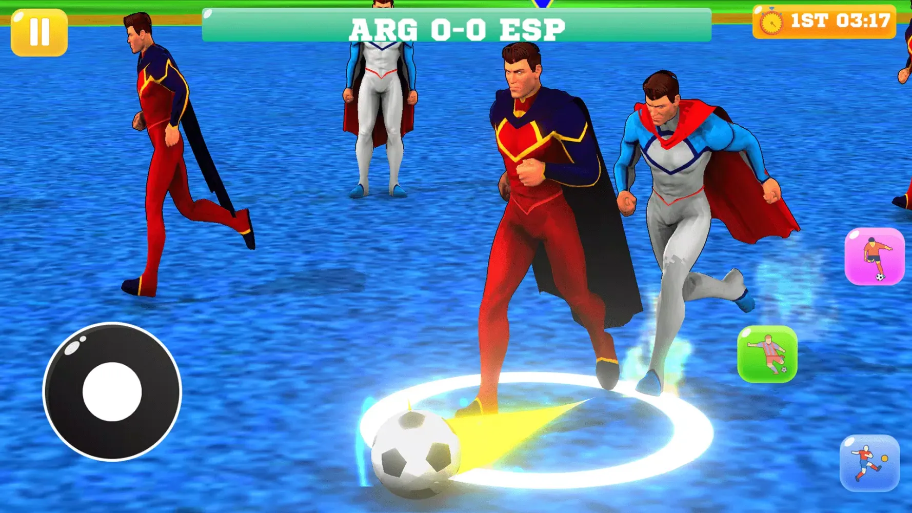 Football Superhero Soccer Game Screenshots