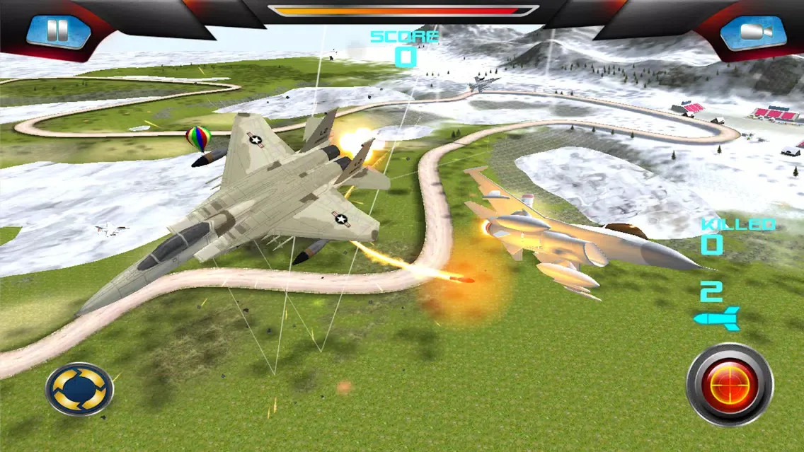 Capturas de pantalla de Air Planes Frozen Mountain War
