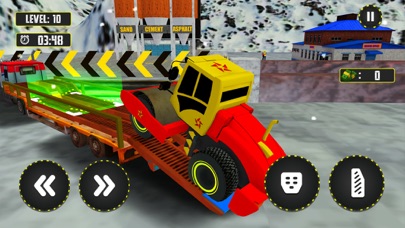 ภาพหน้าจอของ Snow Excavator Driving 3D