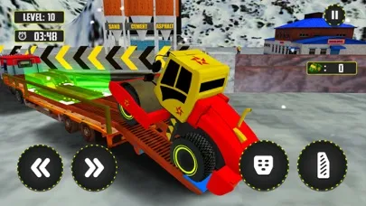 Ảnh chụp màn hình của Snow Excavator Driving 3D