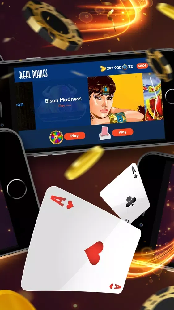 Capturas de tela do Real Pokies