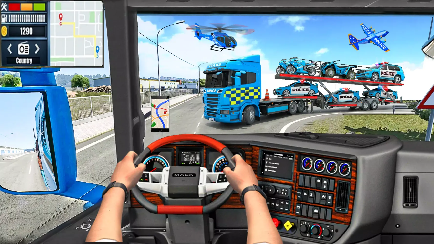 US police Cars Transport truck Screenshots