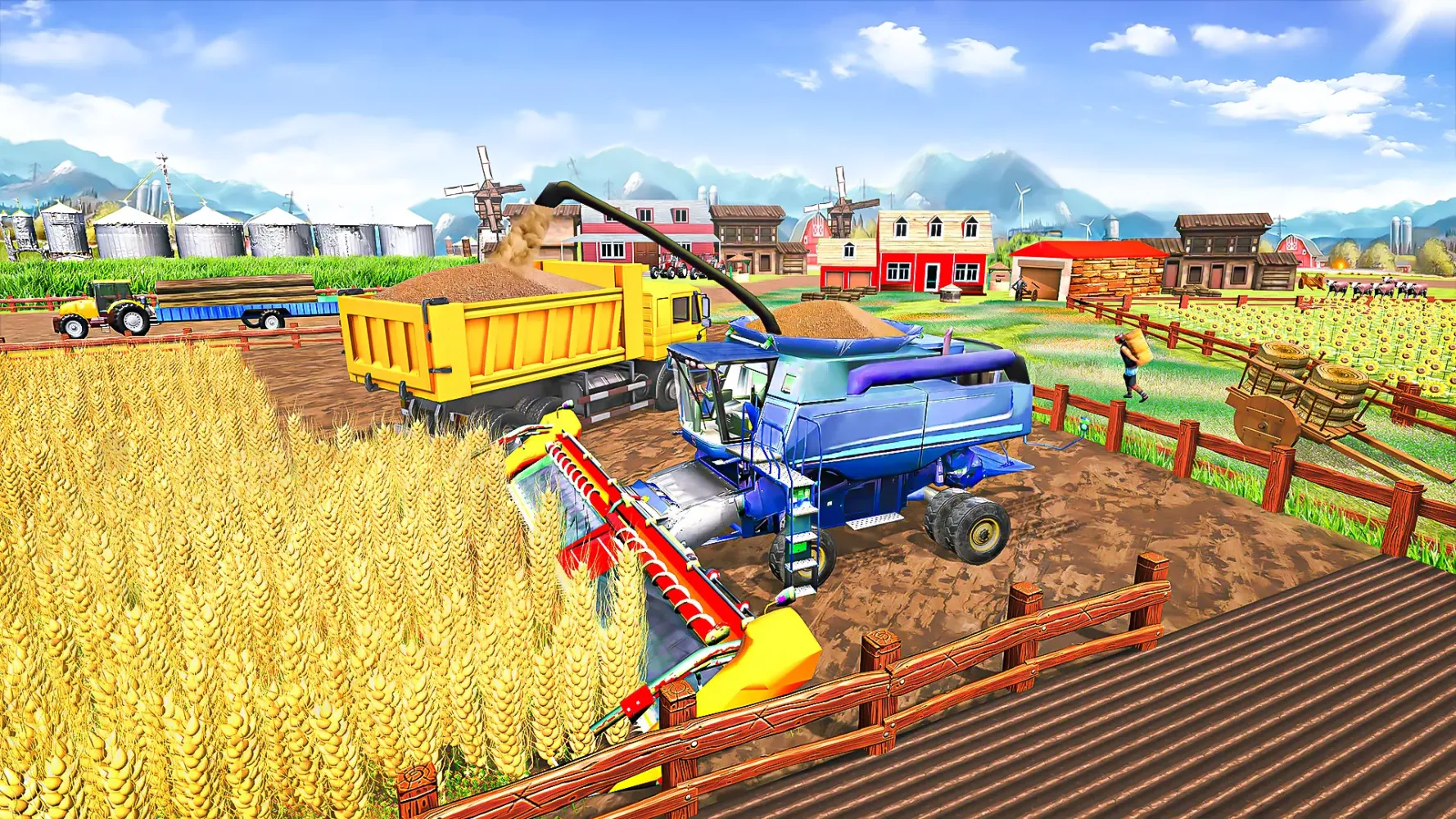 Real Tractor Farming Drive 3D Screenshots