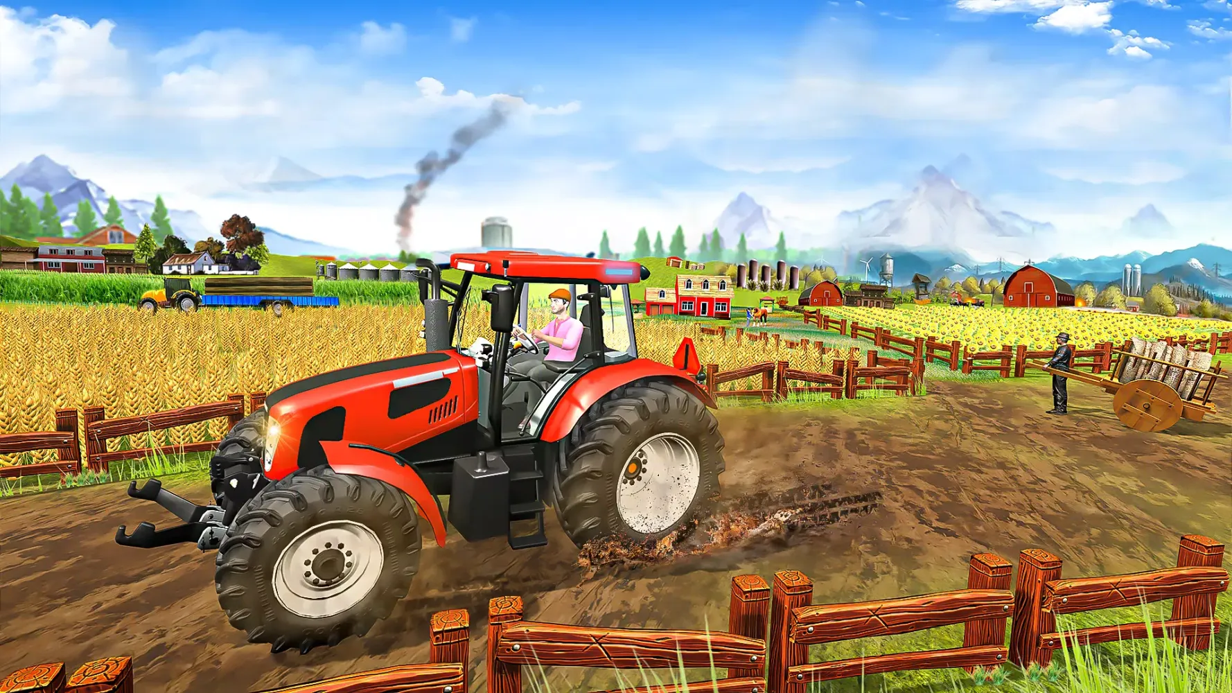 Real Tractor Farming Drive 3D Screenshots