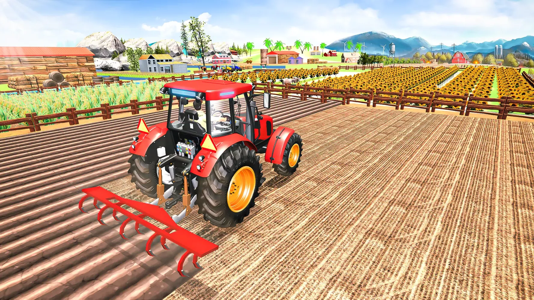 Real Tractor Farming Drive 3D Screenshots