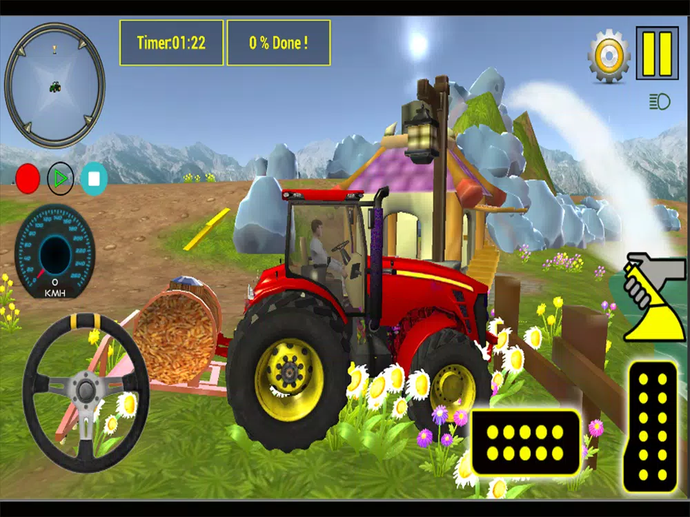 Tangkapan skrin Real Tractor Super Farming 20 iPad 