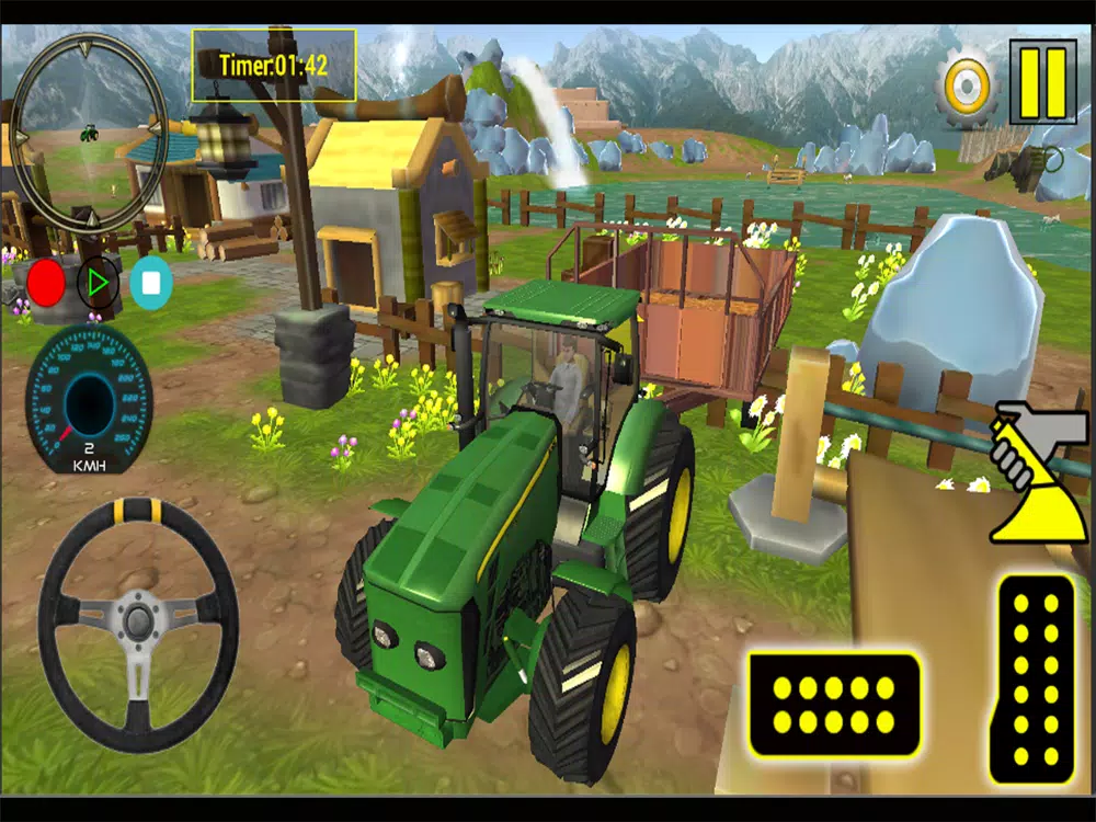 Tangkapan skrin Real Tractor Super Farming 20 iPad 