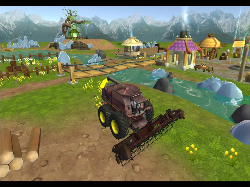 Tangkapan skrin Real Tractor Super Farming 20 iPad 