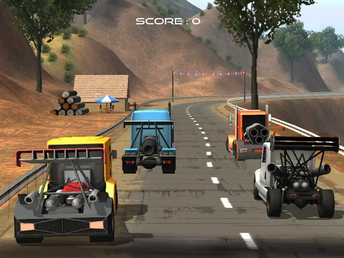 BaySide Wheels Burnout ! Monster Truck Driving & Blitz Racing iPad 应用截图