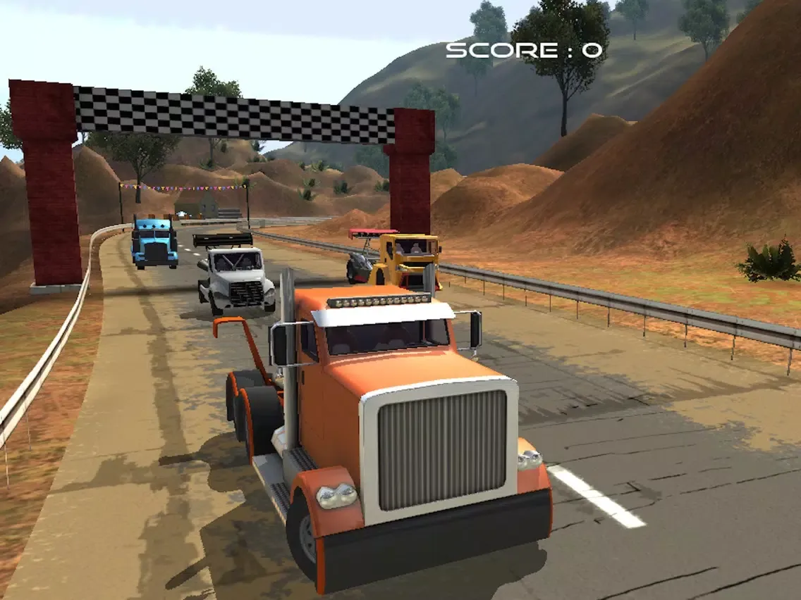 BaySide Wheels Burnout ! Monster Truck Driving & Blitz Racing iPad 应用截图