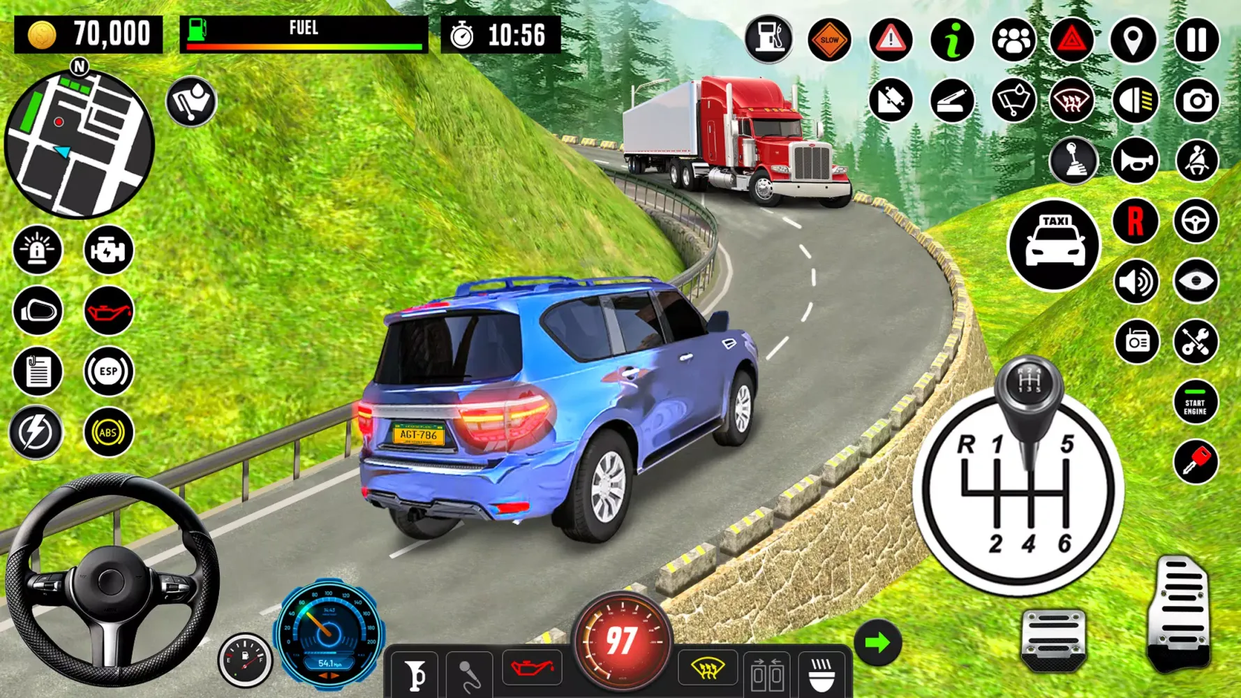 Crazy Car Transport Truck Game Screenshots