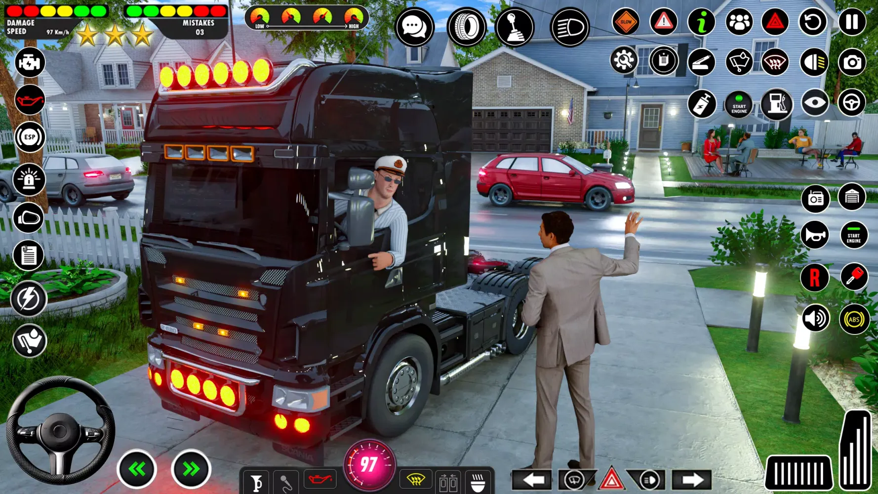 Crazy Car Transport Truck Game Screenshots