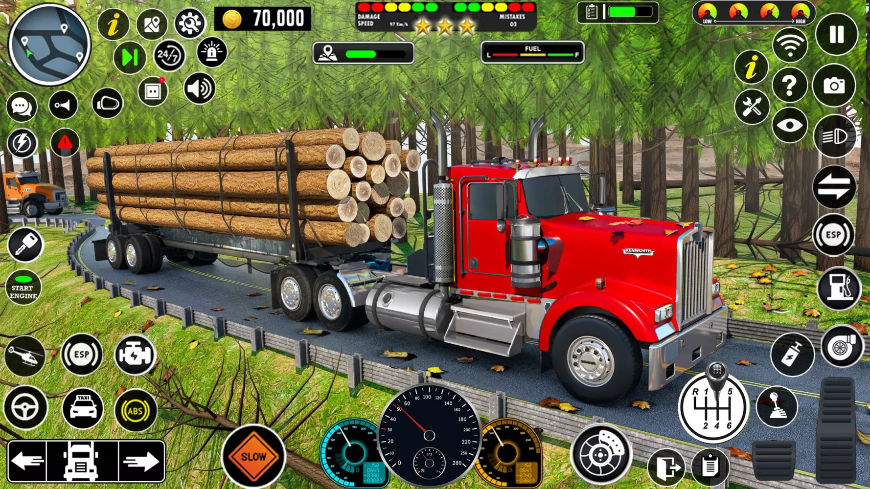 Crazy Car Transport Truck Game Screenshots