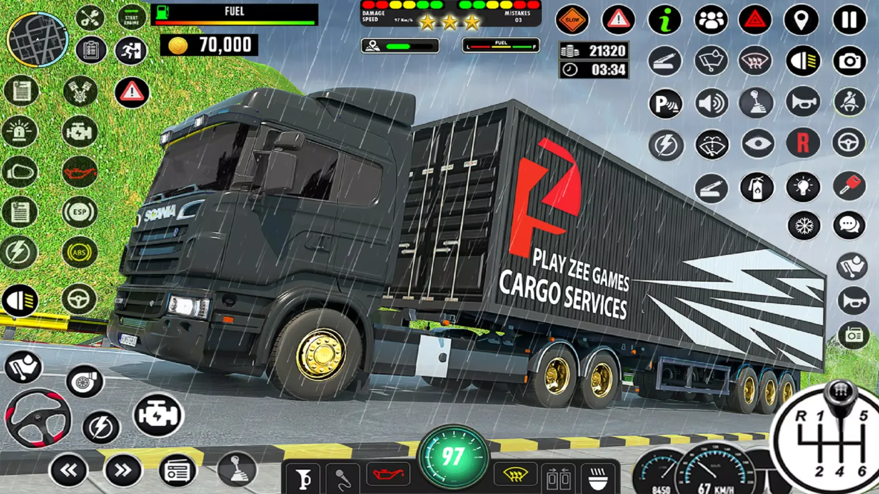 Crazy Car Transport Truck Game Screenshots