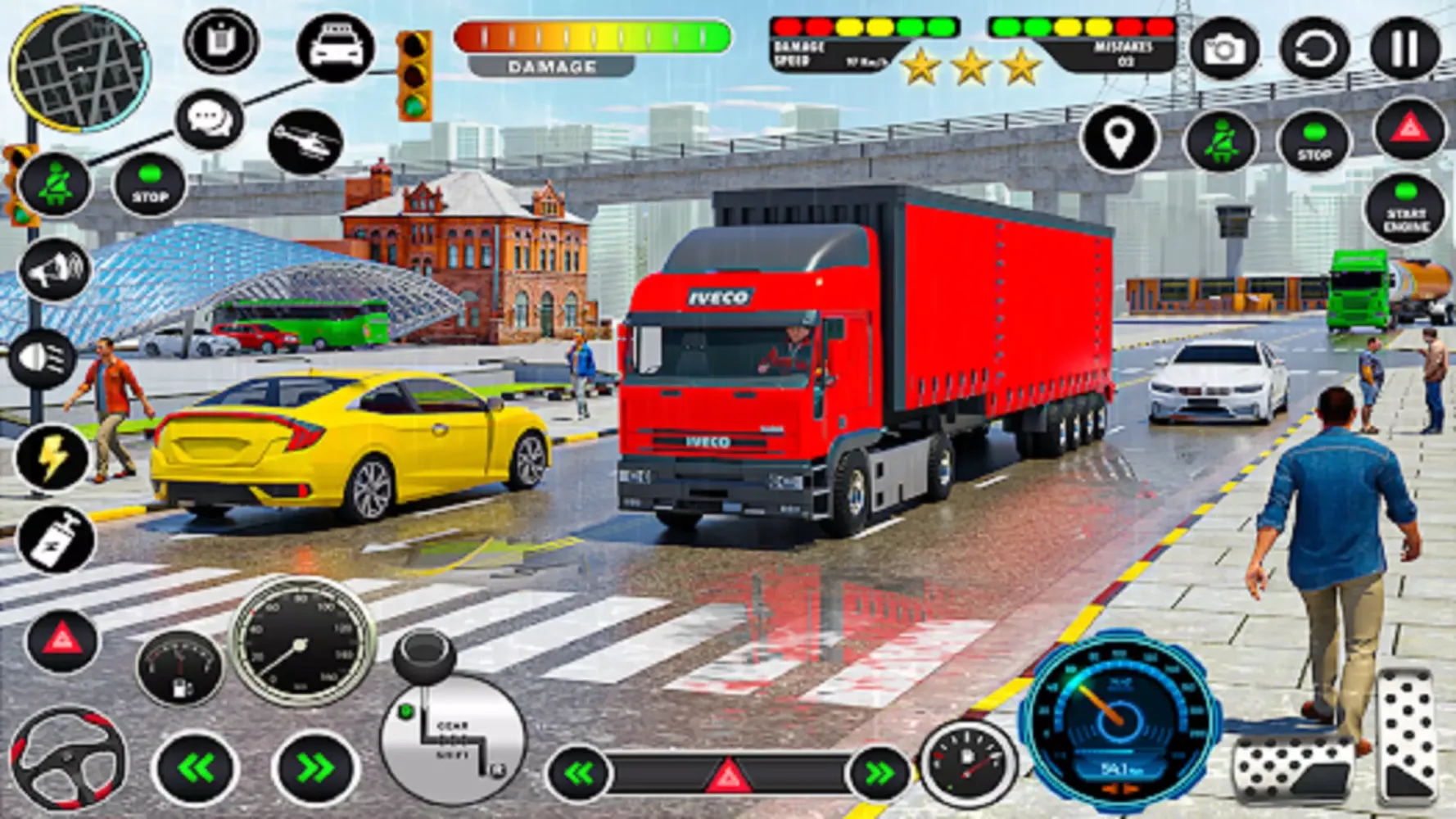 Crazy Car Transport Truck Game Screenshots