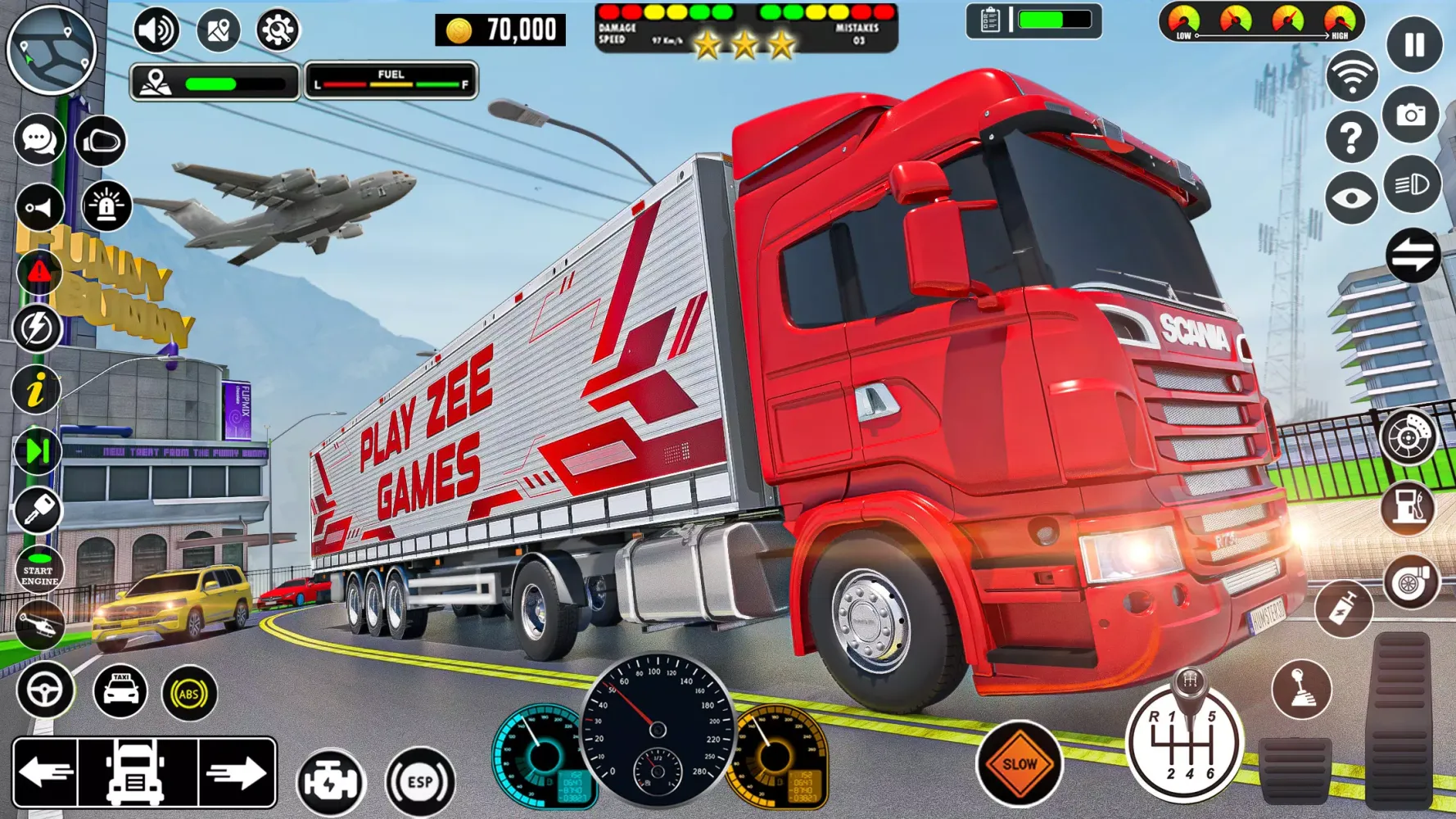 Crazy Car Transport Truck Game Screenshots
