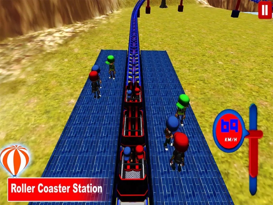 ภาพหน้าจอของ Desert Tycoon Roller Coaster : 3D Lake simulation iPad 