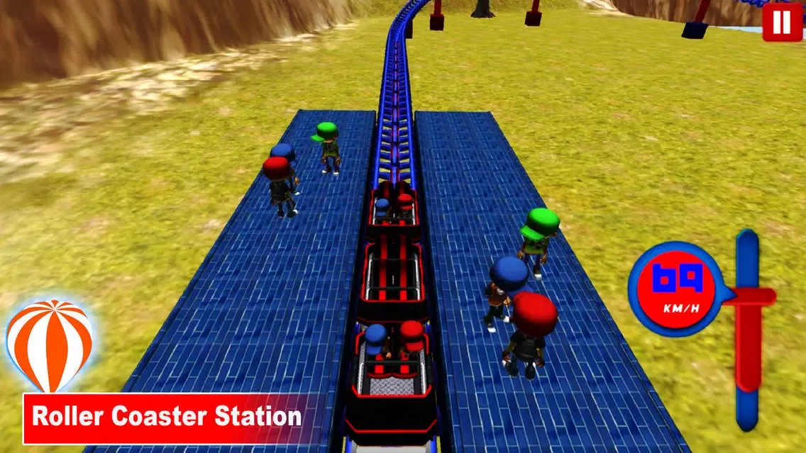 ภาพหน้าจอของ Desert Tycoon Roller Coaster : 3D Lake simulation