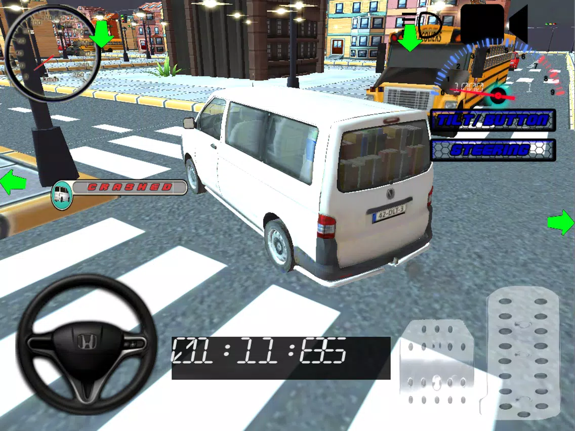 Passenger Transport Van Parking Simulation 2017 iPad  स्क्रीनशॉट