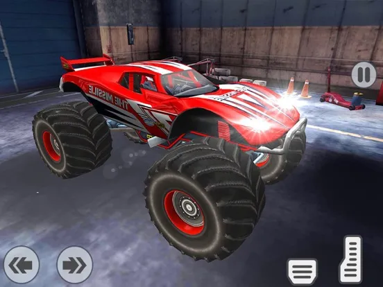 Tangkapan layar Real Mega Monster Stunt track iPad 