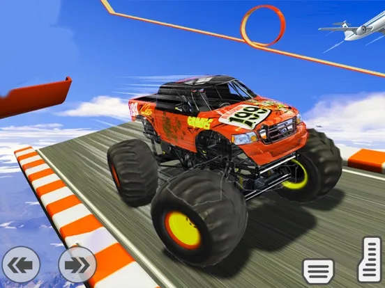 Tangkapan layar Real Mega Monster Stunt track iPad 