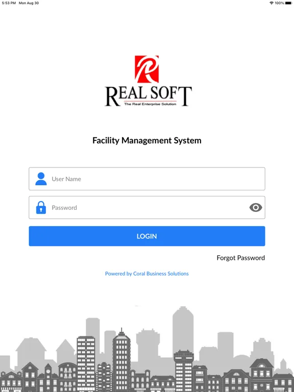Coral Facility Management iPad 应用截图