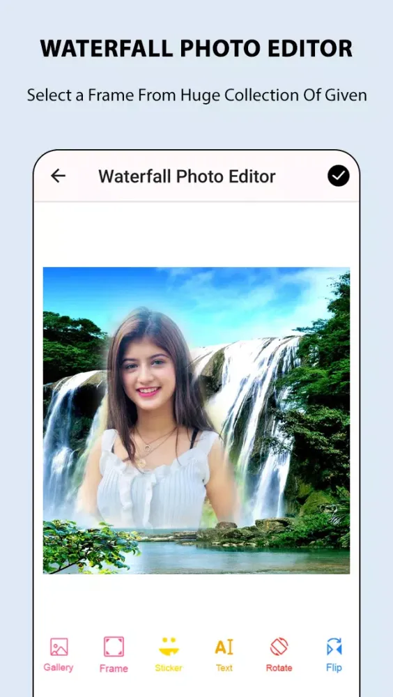 صور Waterfall Photo Frames
