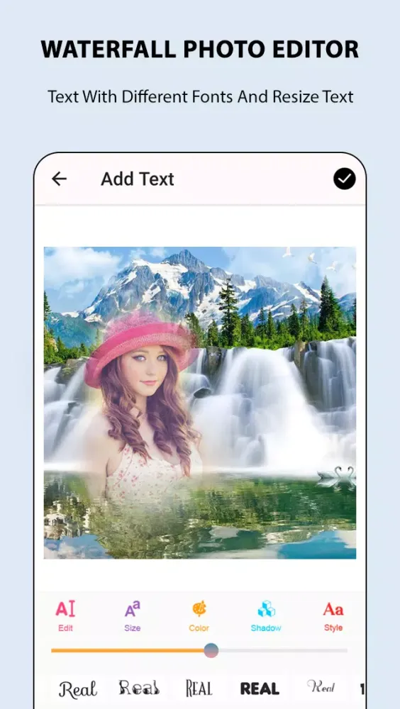 صور Waterfall Photo Frames