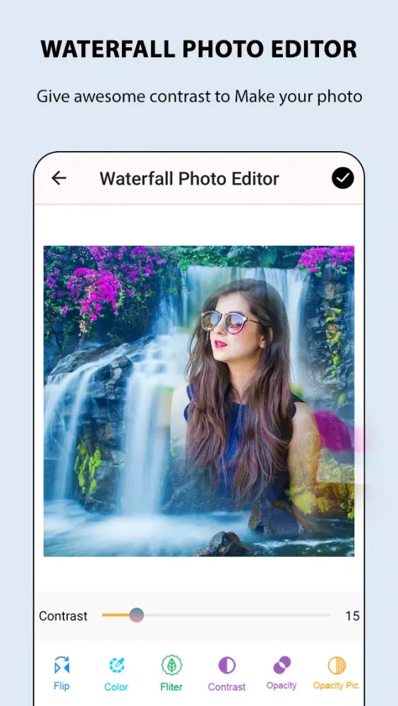 صور Waterfall Photo Frames