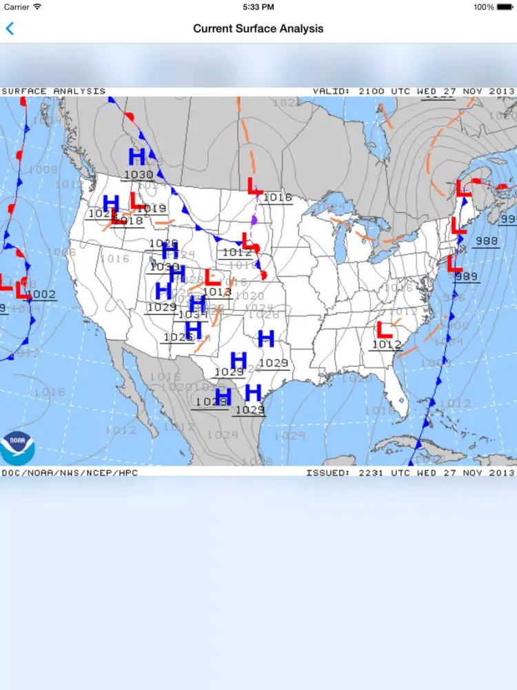 Aviation Weather Graphics iPad 應用截圖