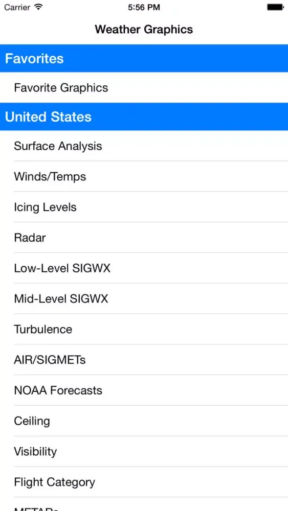 Aviation Weather Graphics應用截圖