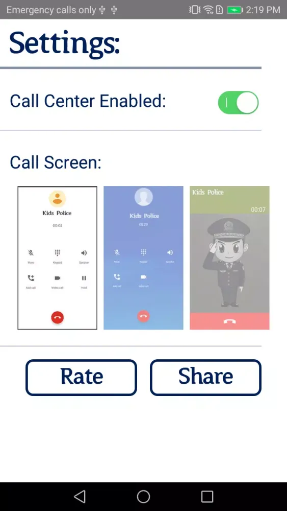 Kids police - for parents Screenshots