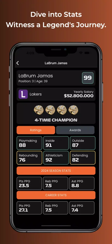 Basketball Career Game Screenshots