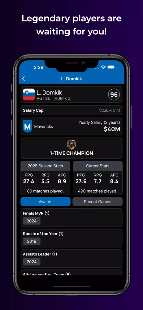 Capturas de tela do Realer Basketball Manager 2024