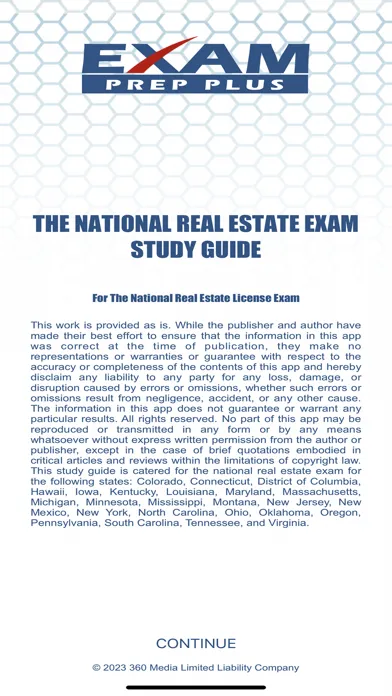 Captures d'écran de Real Estate Exam Prep Plus