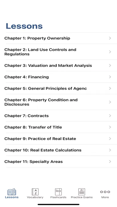 Captures d'écran de Real Estate Exam Prep Plus