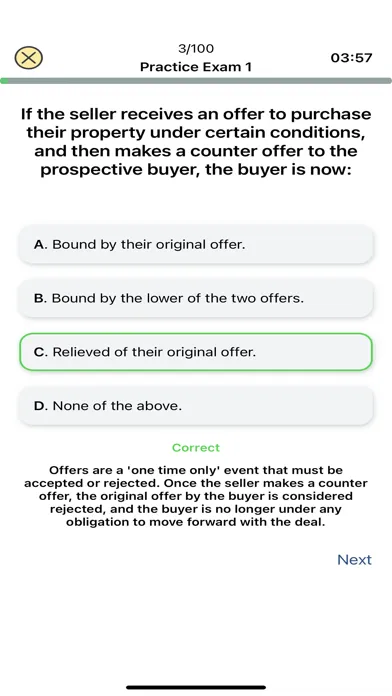 Captures d'écran de Real Estate Exam Prep Plus