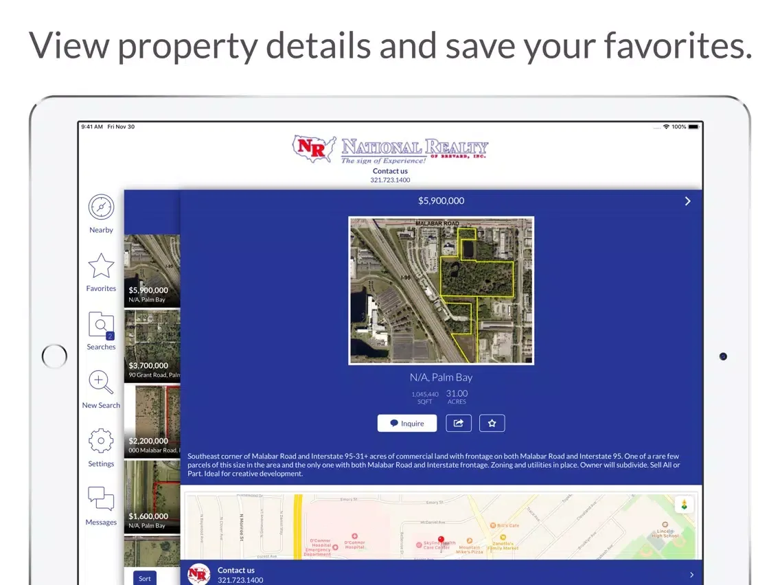 Capturas de pantalla de National Realty of Brevard Inc iPad 
